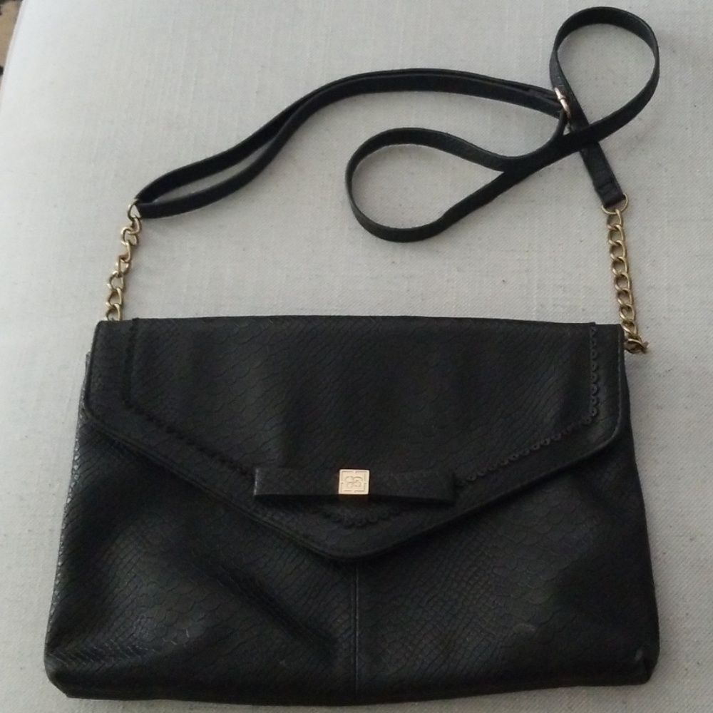 Jessica Simpson reptile textured print crossbody